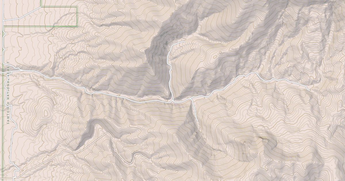 Map preview of KELSAW CANYON
