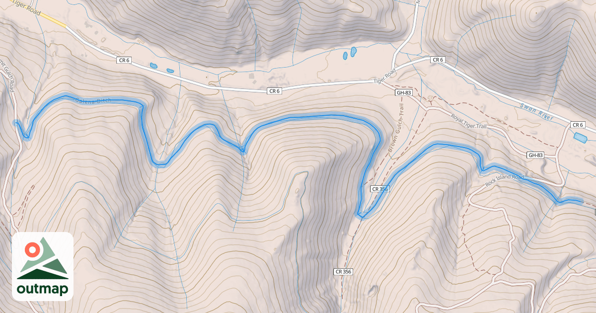 Map of Galena Ditch
