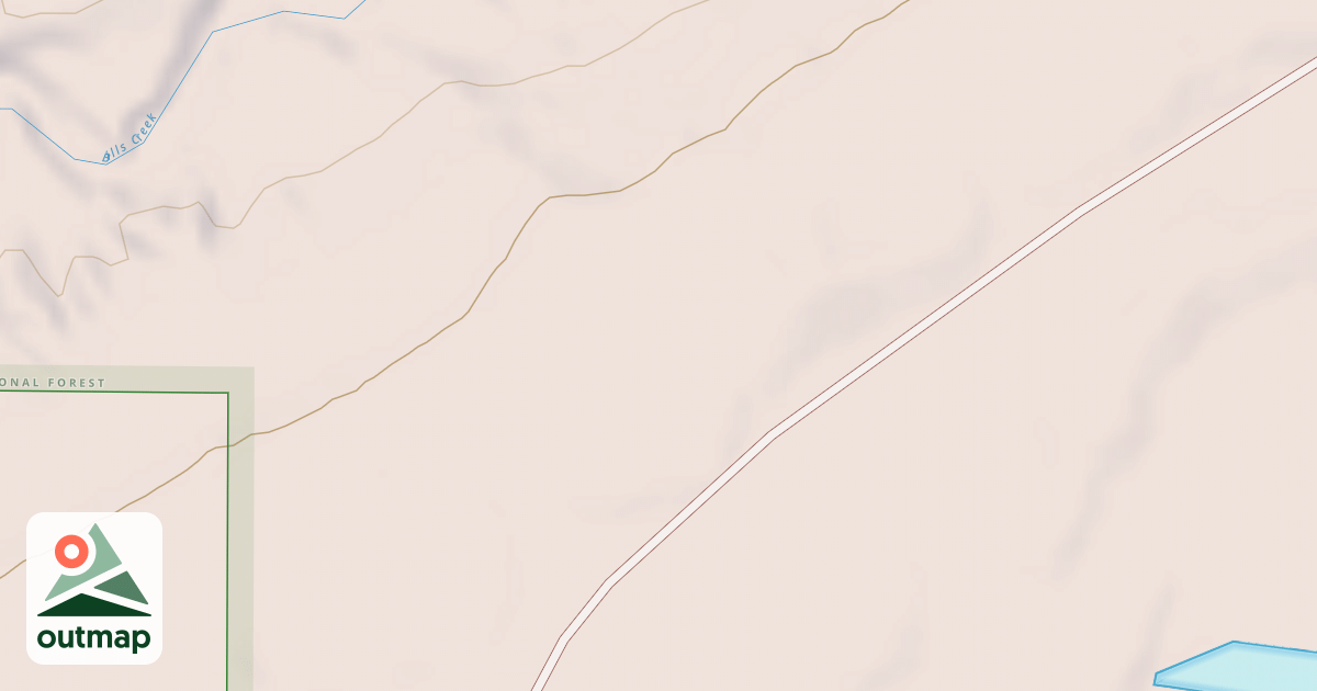 Map of BILLS CREEK SPUR E
