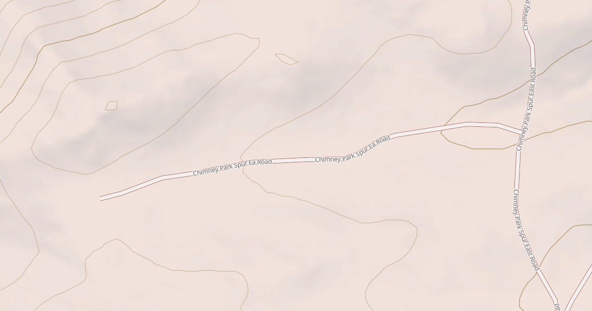 Map preview of CHIMNEY PARK SPUR EA