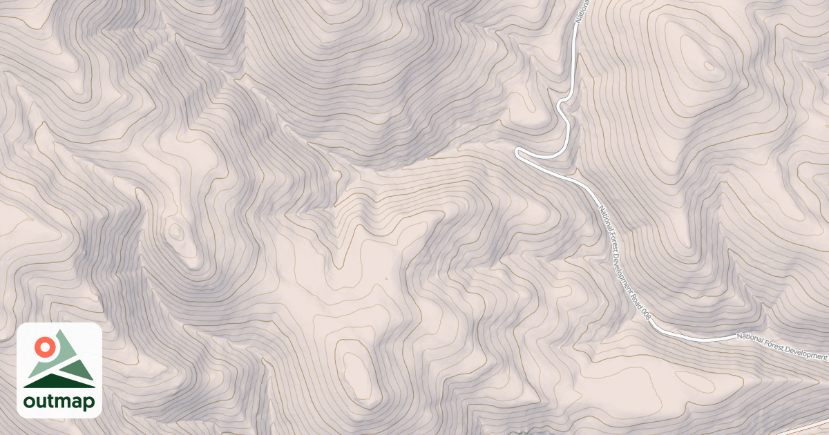 Map of BLUE SPRING