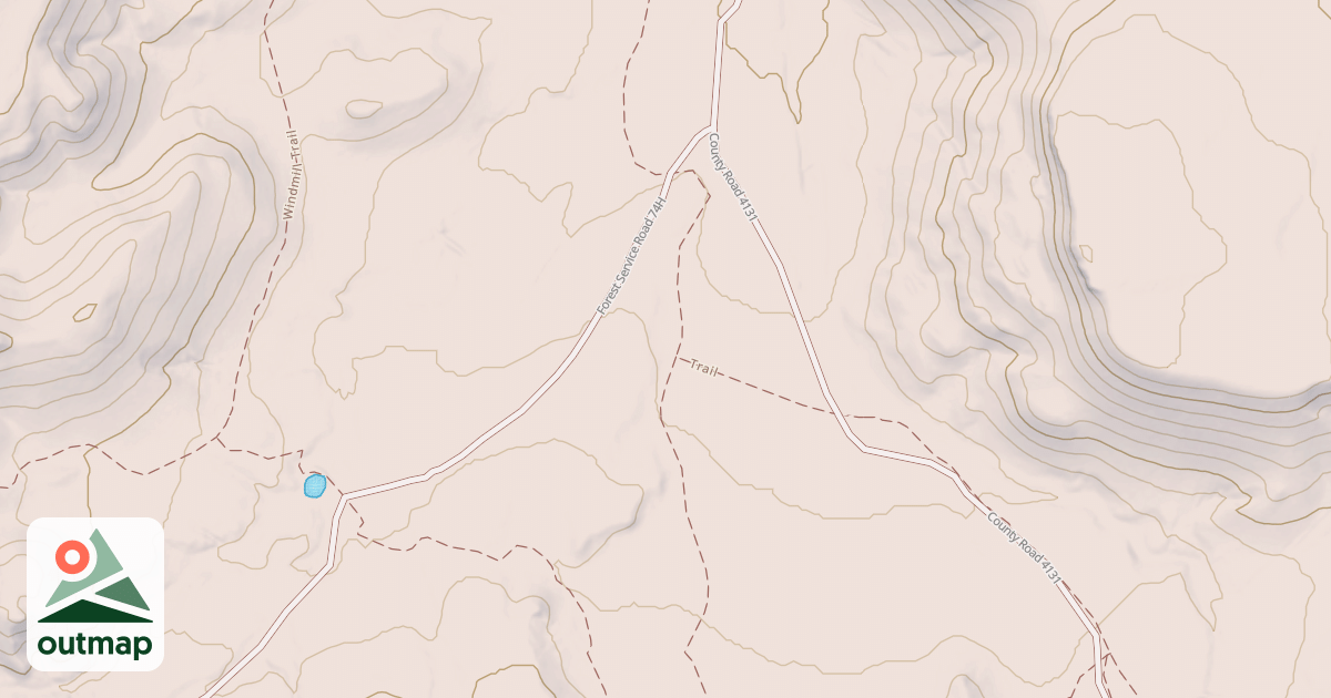 Map of USFS National Forest System Roads {5AF1365D-5111-4364-BFA5-B95E51E3C214}