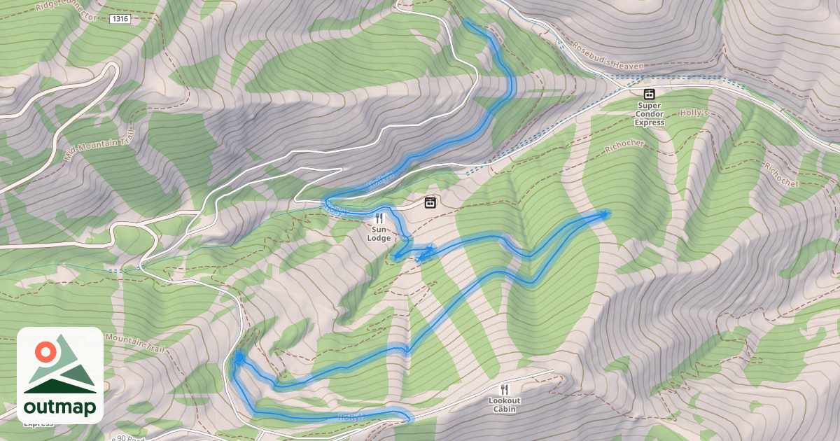 Map of Holly's