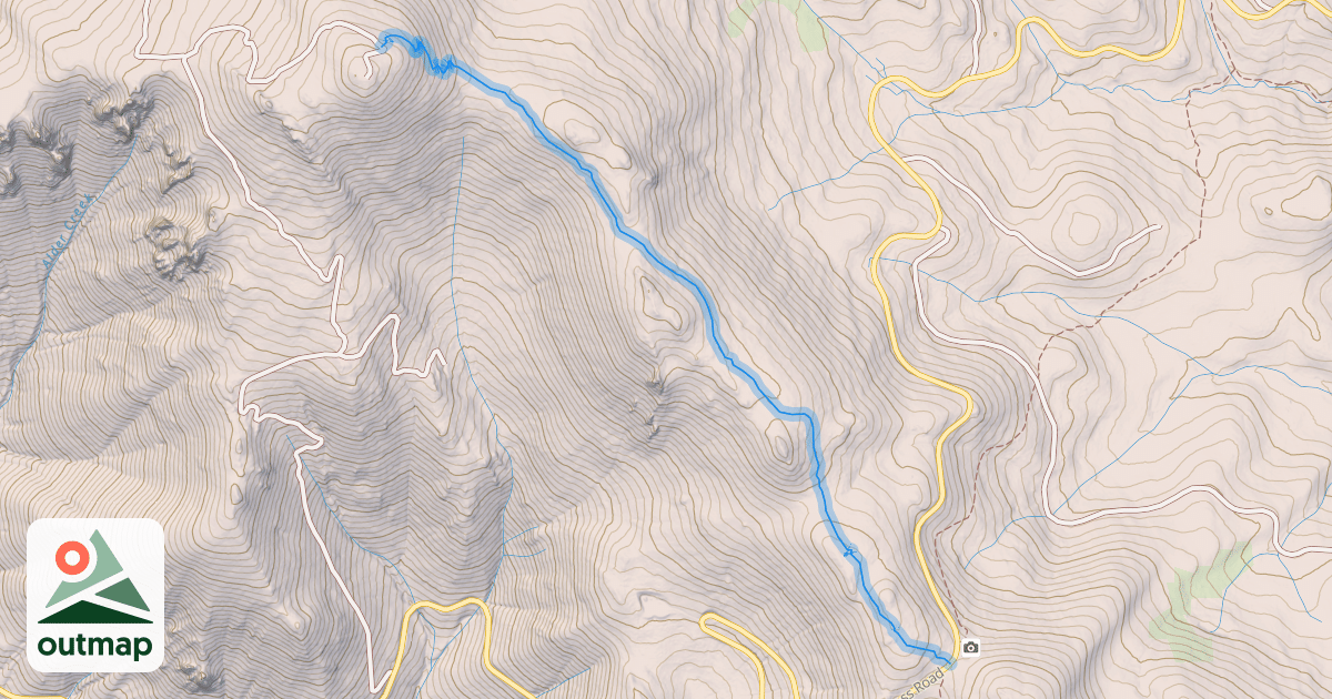 Map of Sherman Peak Trail
