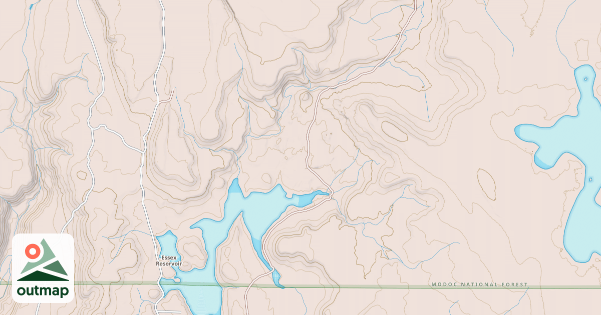 Map of ESSEX RESERVOIR
