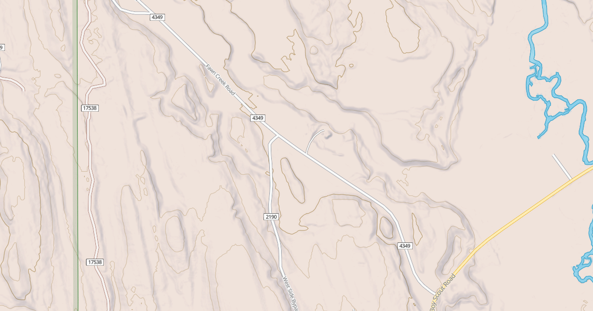 Map preview of FAWN CREEK
