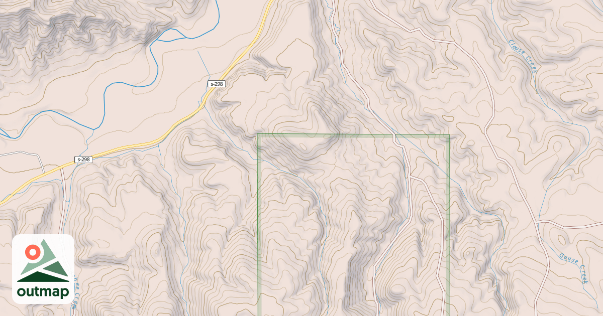 Map of WEST DEER CREEK