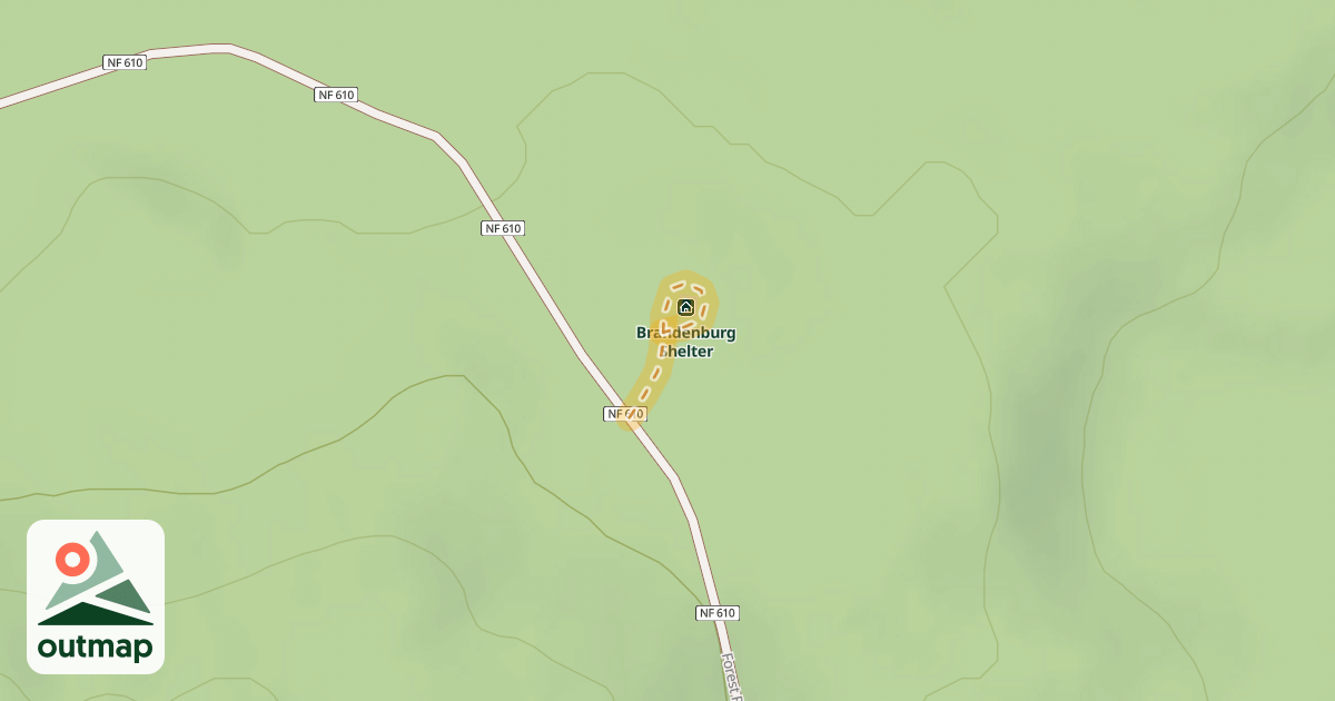 Map of South Loop Ski Trail