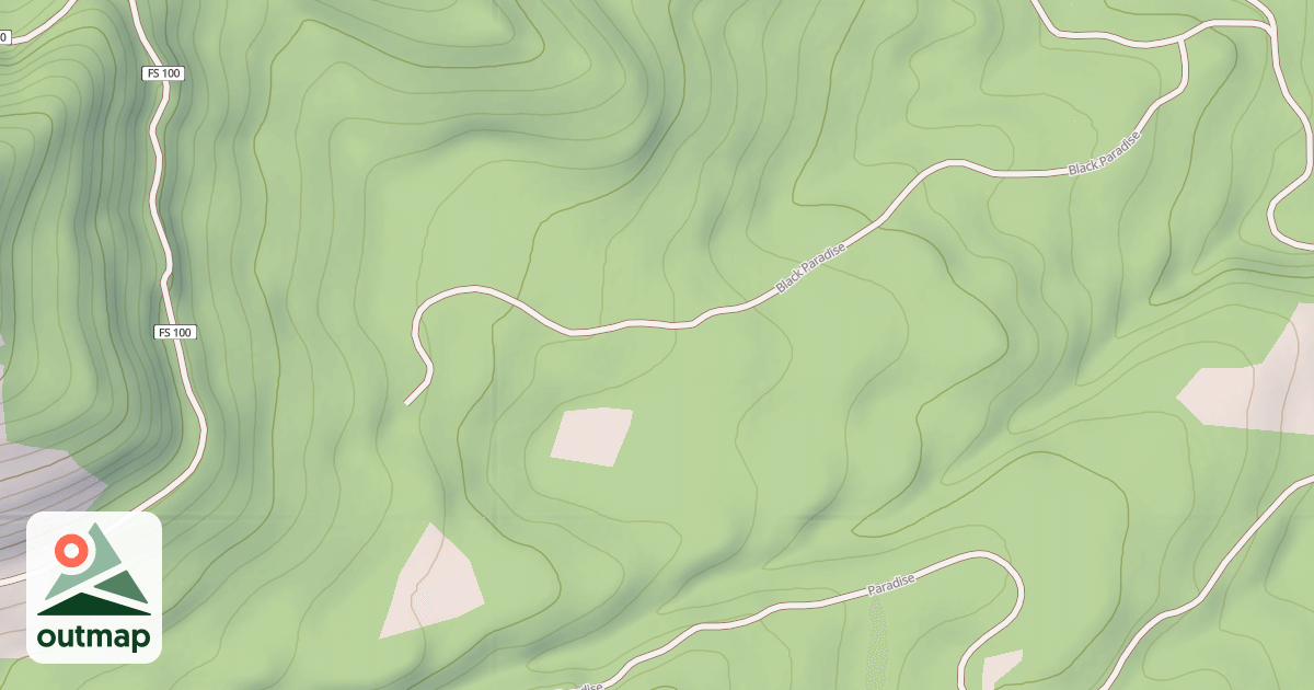 Map of BLK PARADIS/PORKYPINE TS