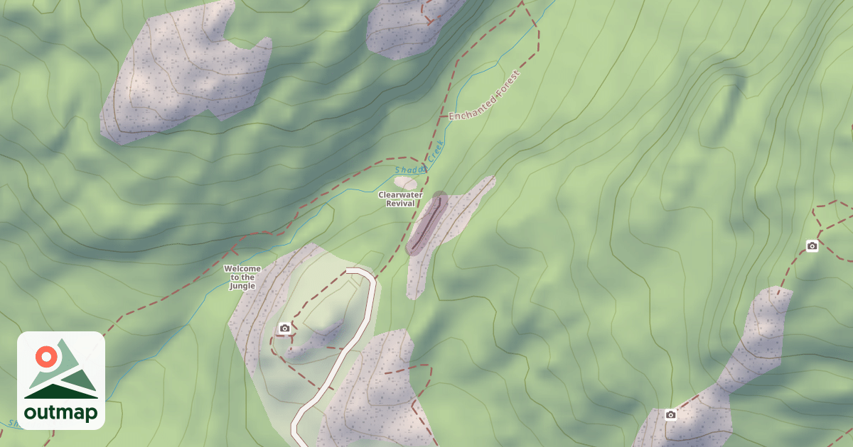 Map of Climbing Crag