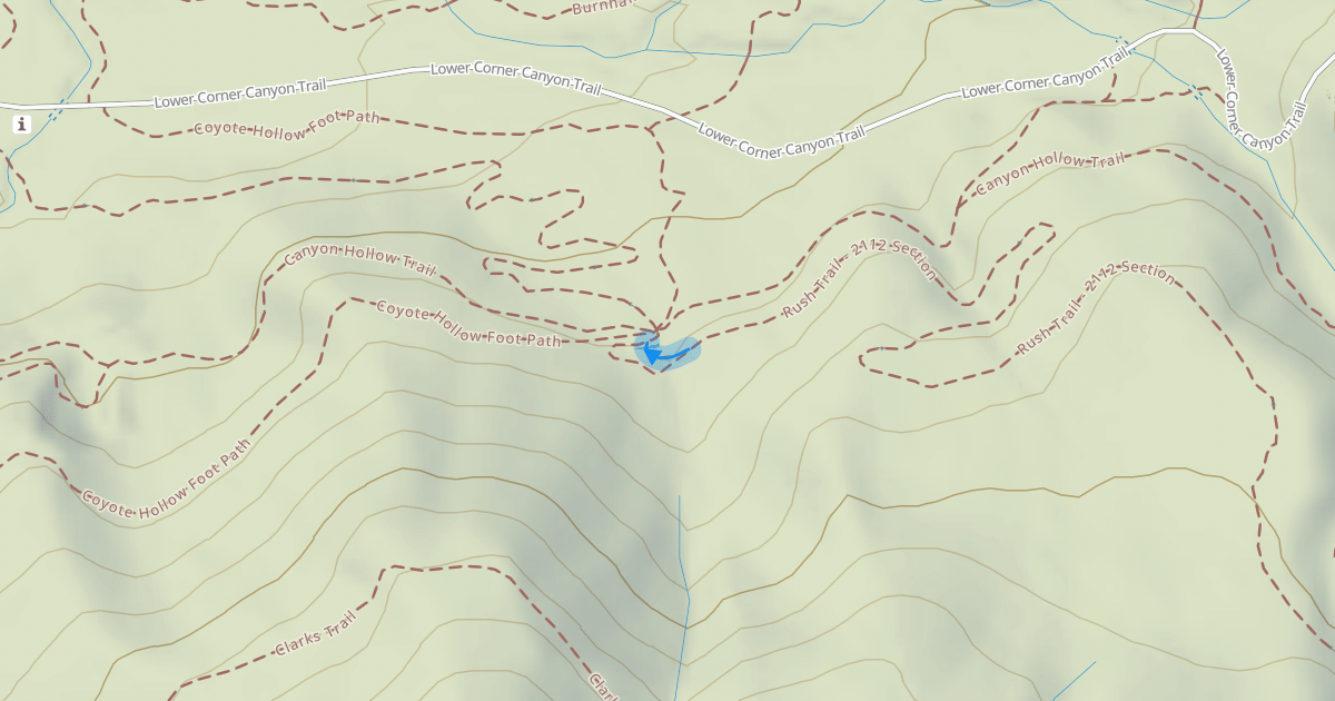 Map preview of Rush Trail - 212 Section