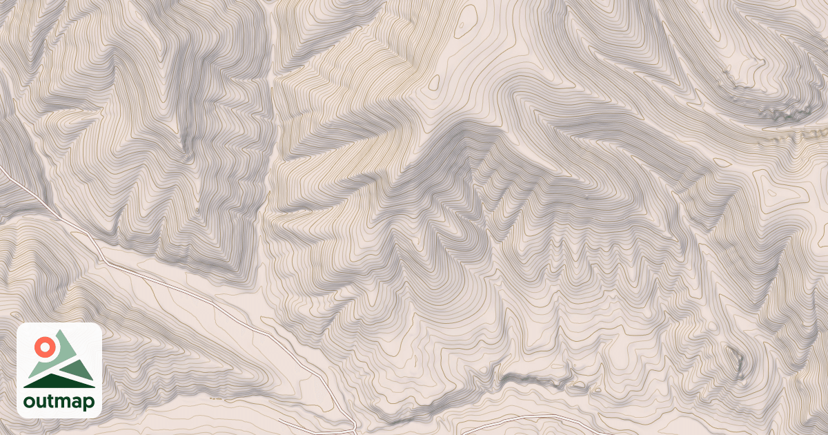 Map of SCHAEFFER RIDGE
