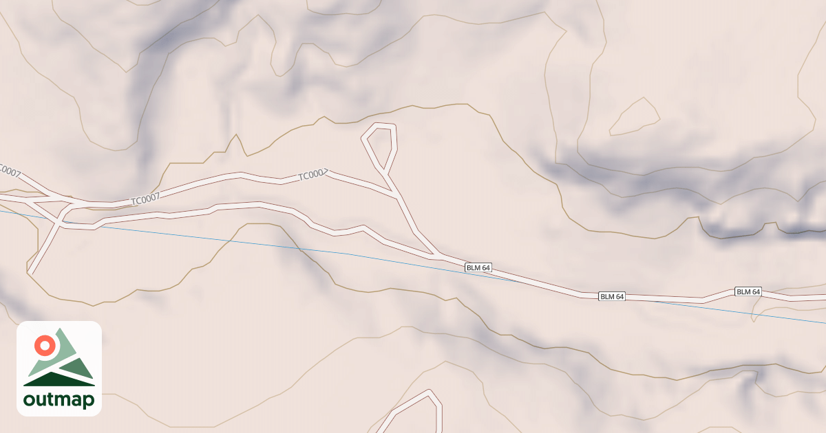 Map of BLM National GTLF Public Motorized Roads 26885525-3b14-40af-87e8-0313e2f7be86