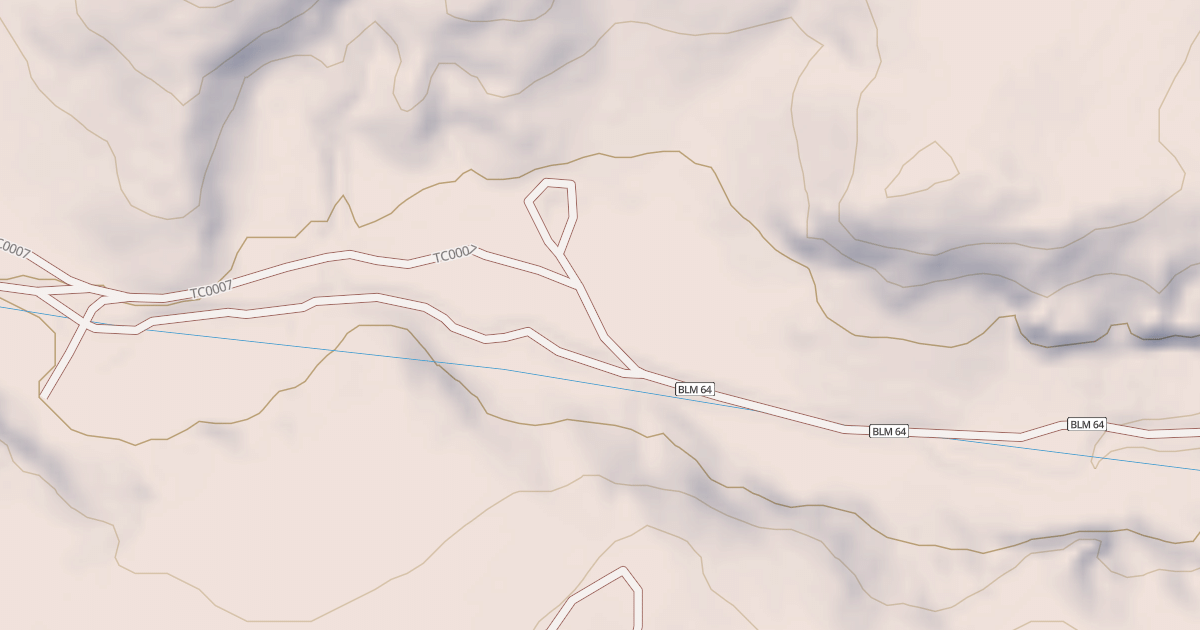 Map preview of BLM National GTLF Public Motorized Roads 26885525-3b14-40af-87e8-0313e2f7be86