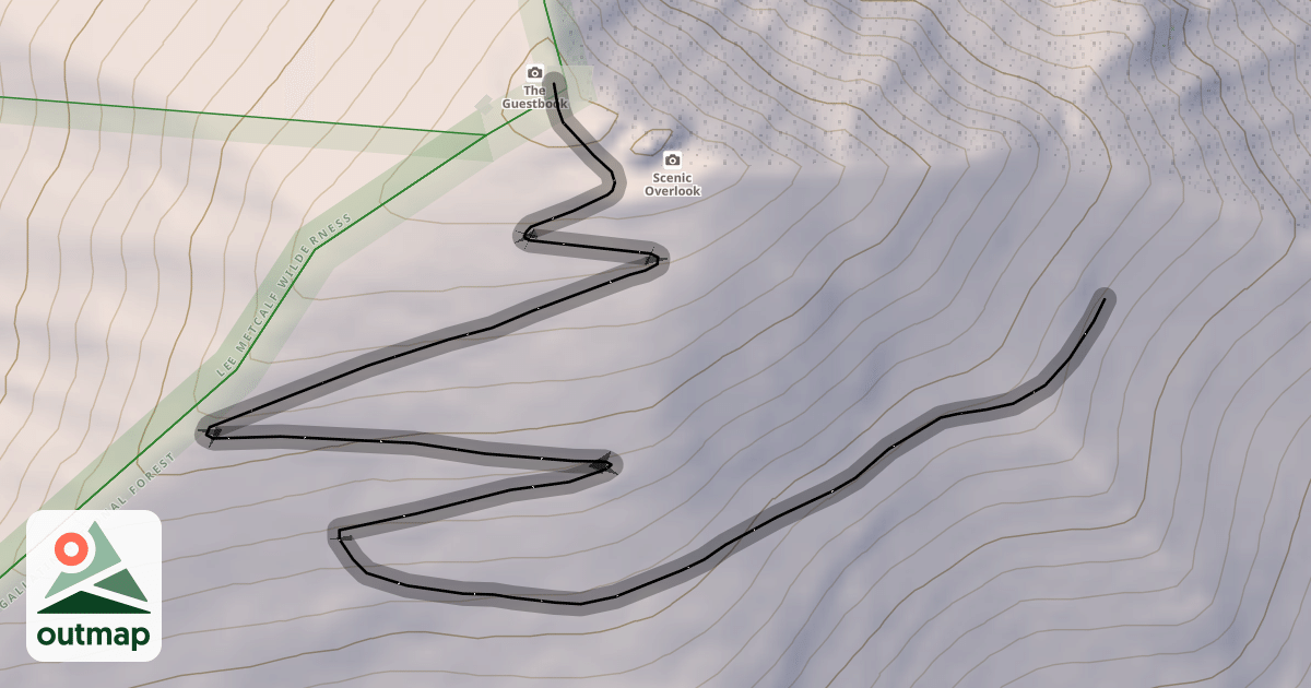 Map of Yeti Traverse
