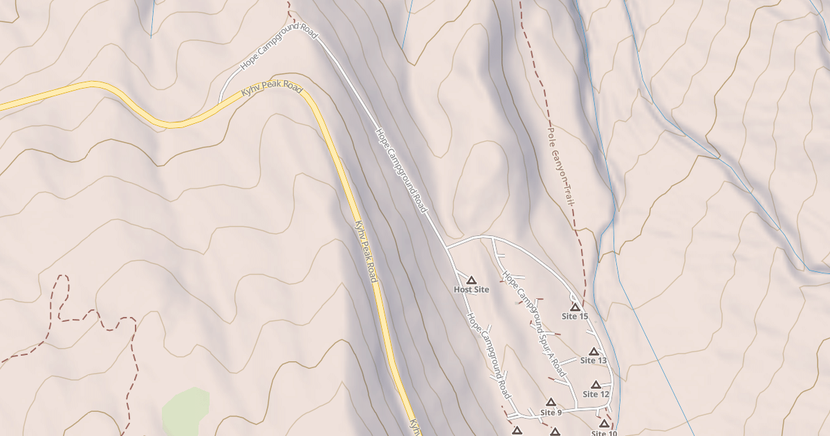 Map preview of HOPE CAMPGROUND