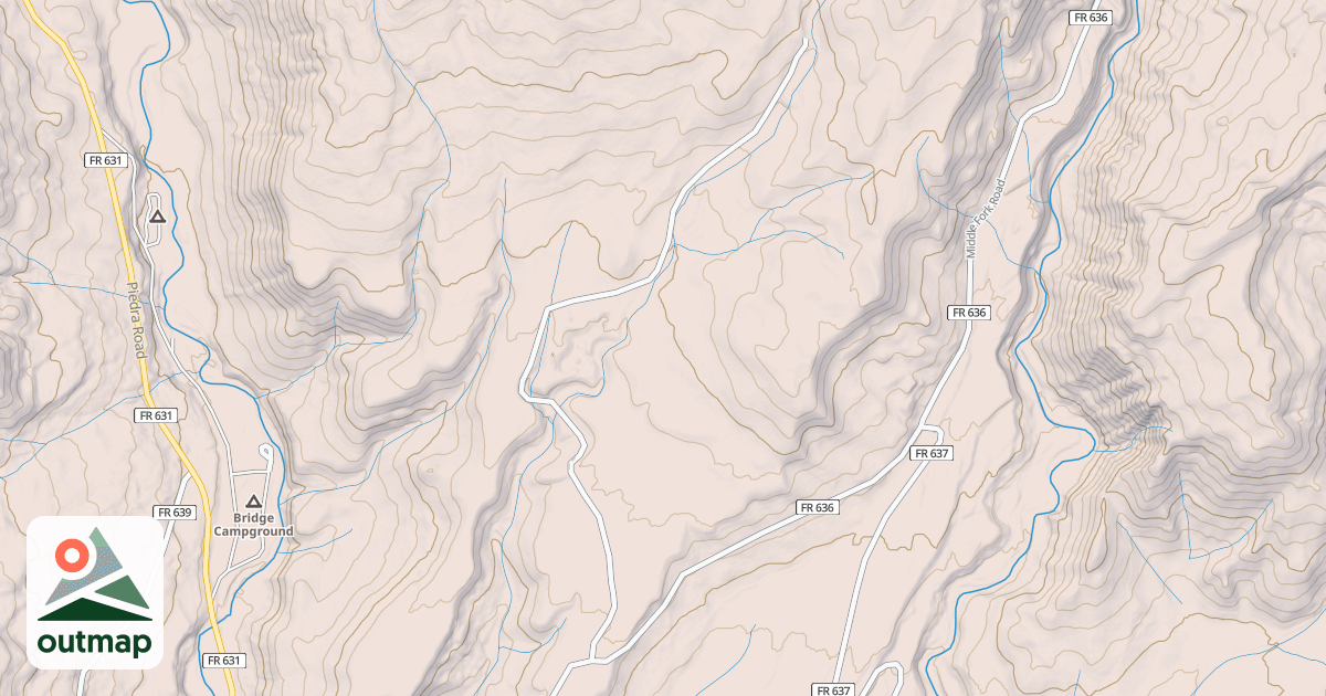 Map of CHUB DRAW