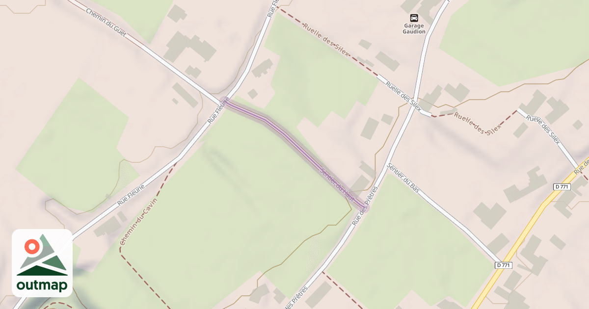 Map of Sentier du Haut