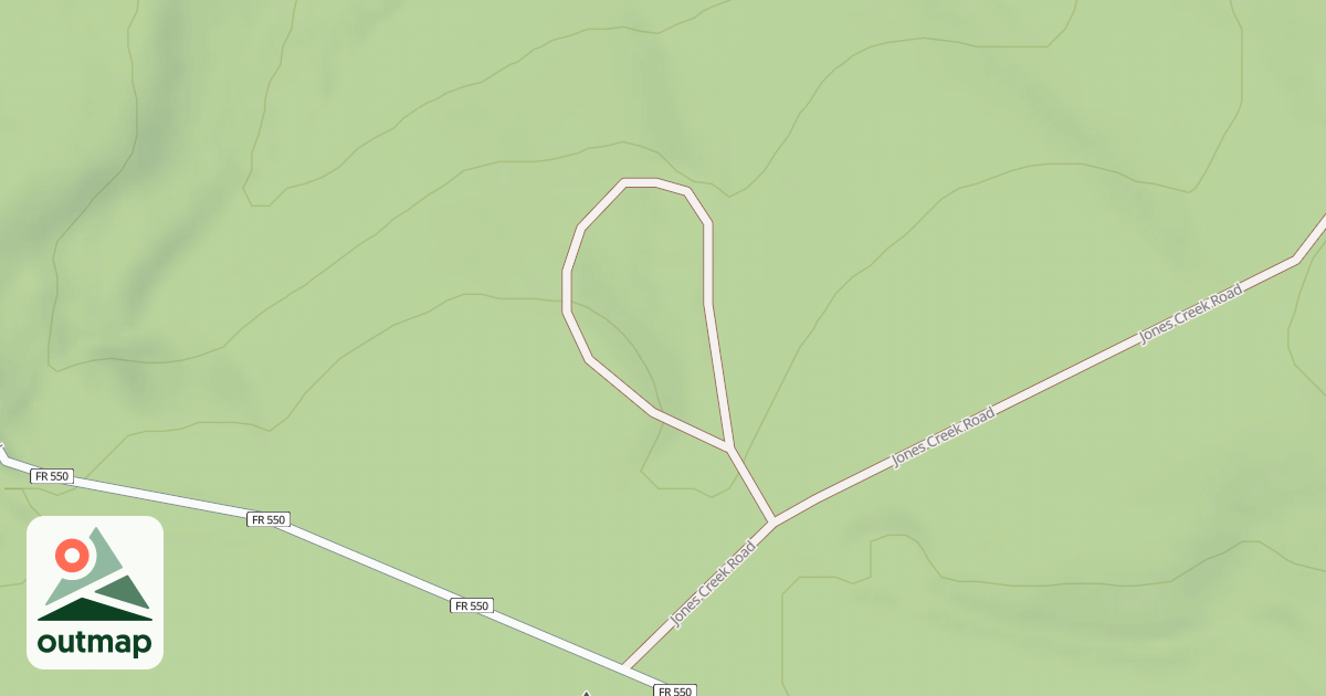 Map of HOG PARK SPUR 6A