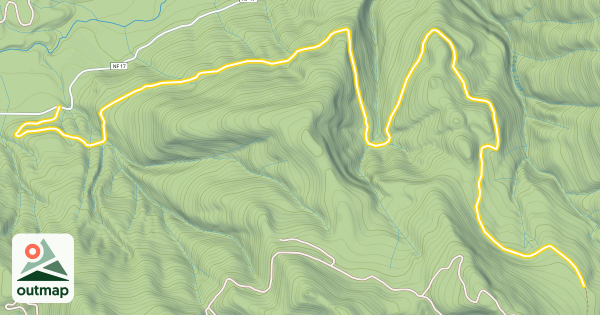 Map of Finney Peak