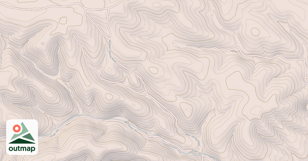 Map of MCEWAN SPRING