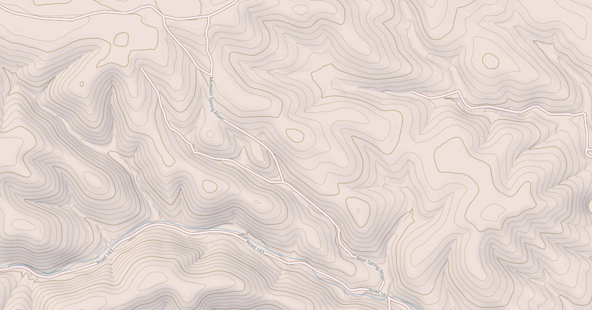 Map preview of MCEWAN SPRING