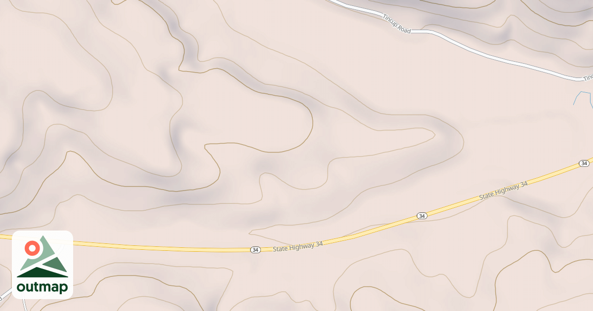 Map of Caribou Loop Connector Trail