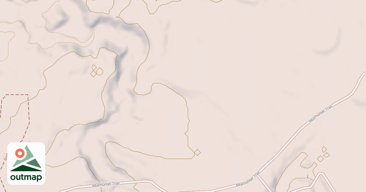 Map of Straight Arrows Trail