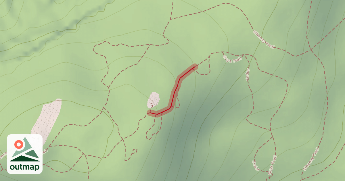 Map of Guys Trail