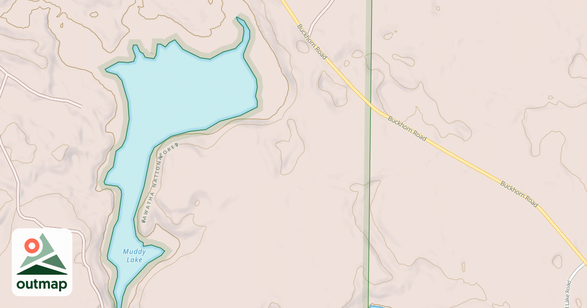 Map of EAST MUDDY