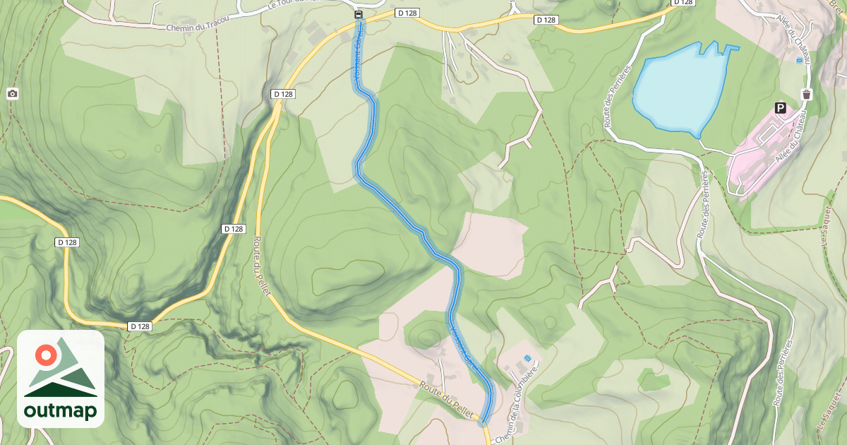 Map of Voissant Garel
