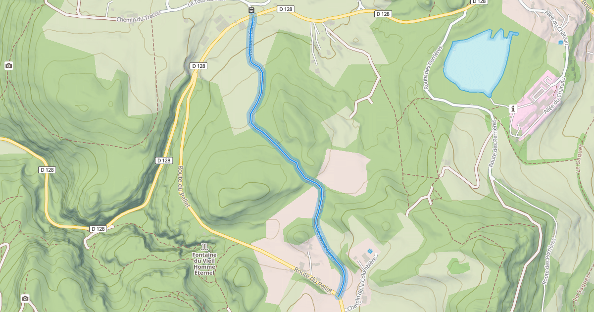 Map preview of Voissant Garel