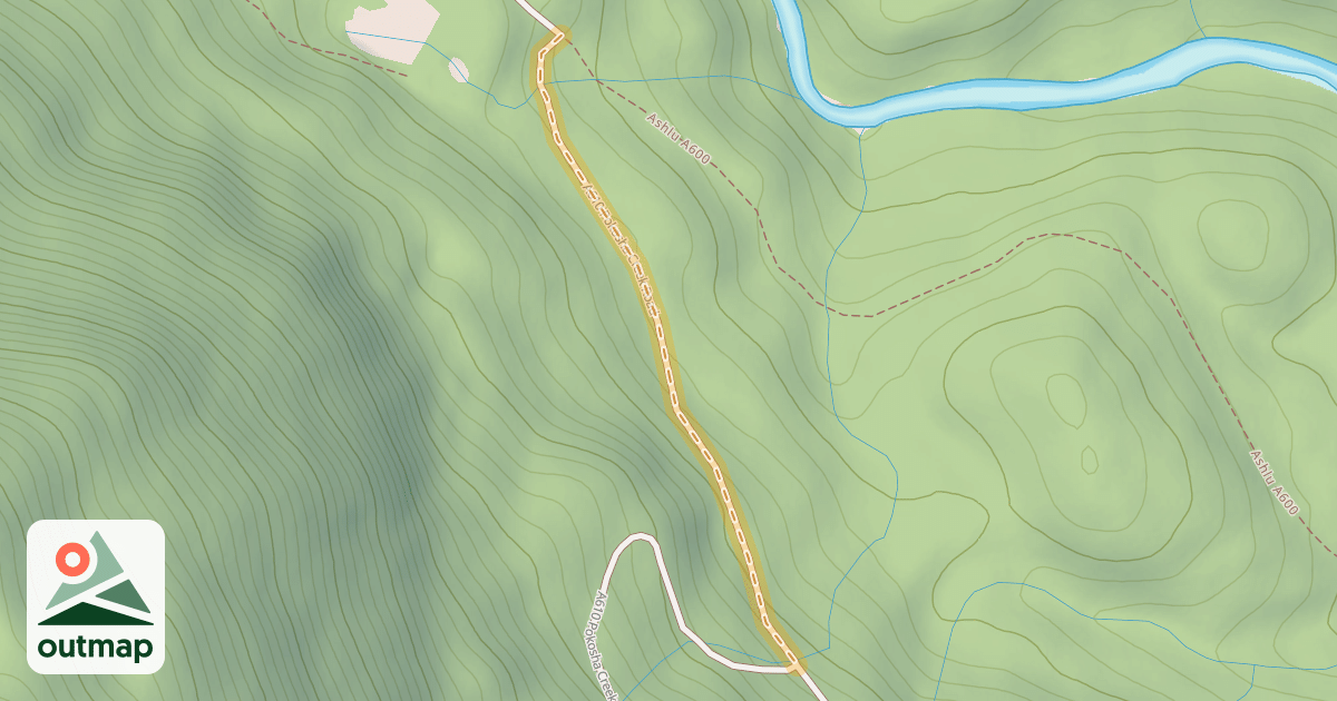 Map of A610 Pokosha Creek Road