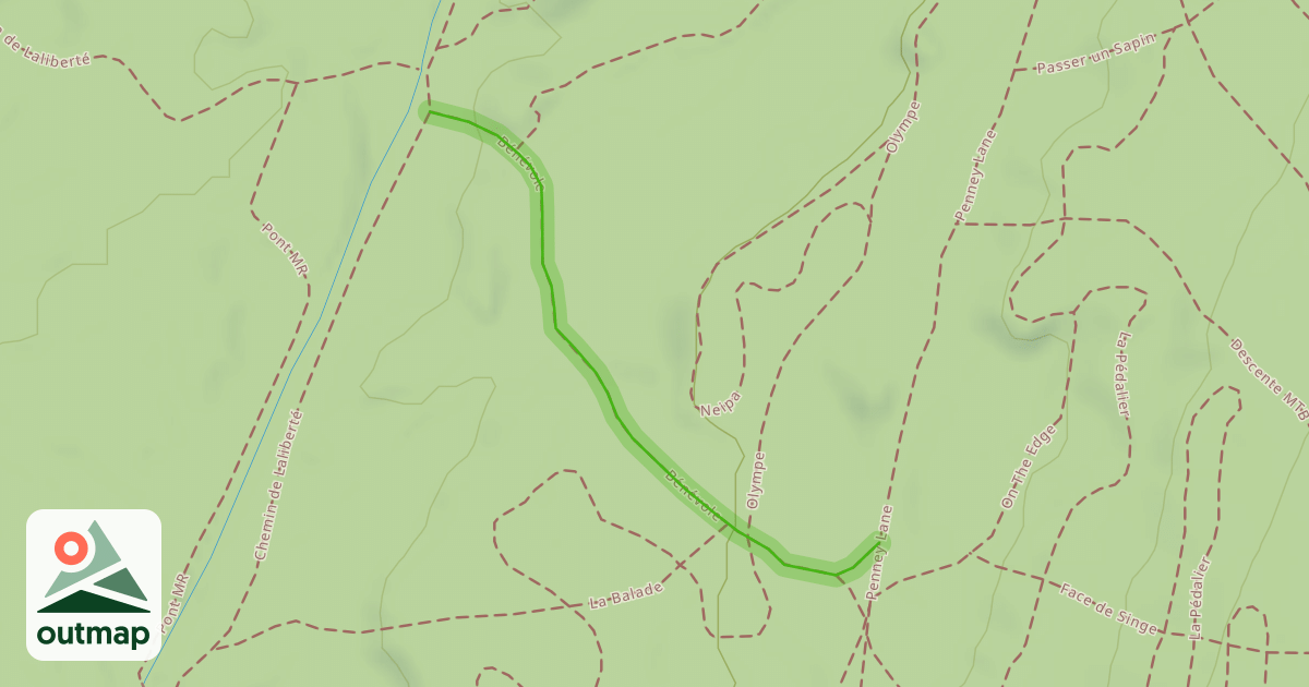 Map of Bénévole