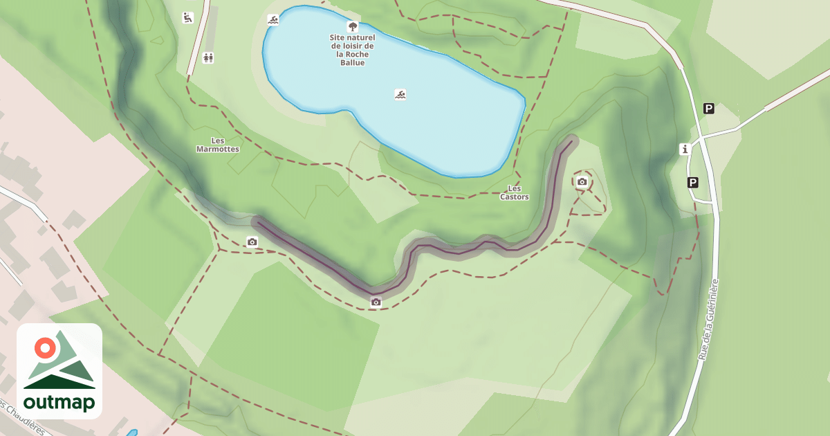 Map of Climbing Crag