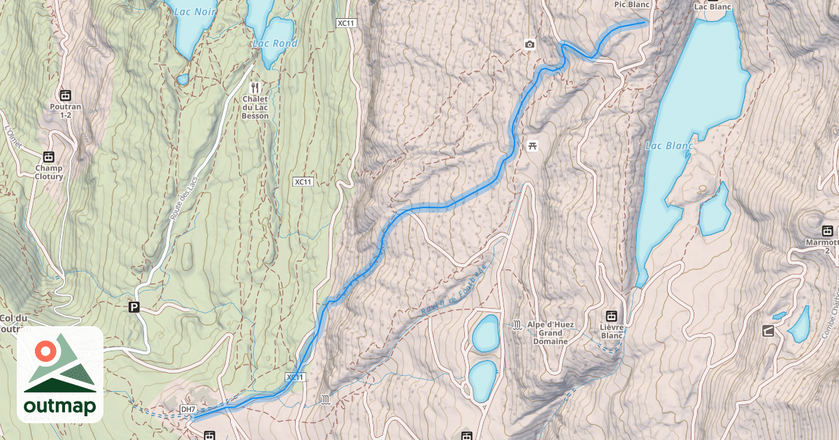 Map of Chamois