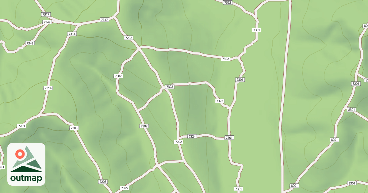 Map of USFS Motor Vehicle Use Map Trails 19045