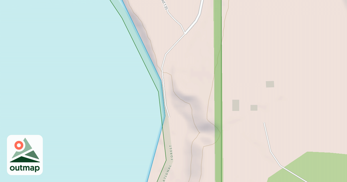 Map of EDGEWATER CAMP BOAT LAUNCH
