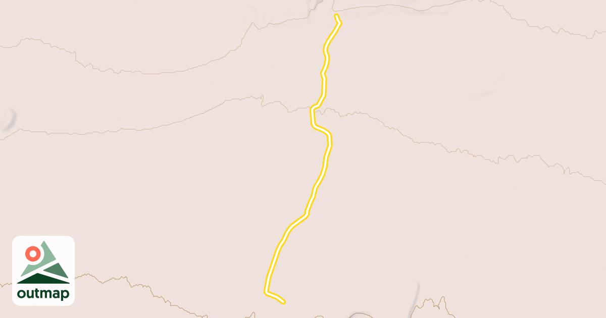 Map of Grizzly High Traverse