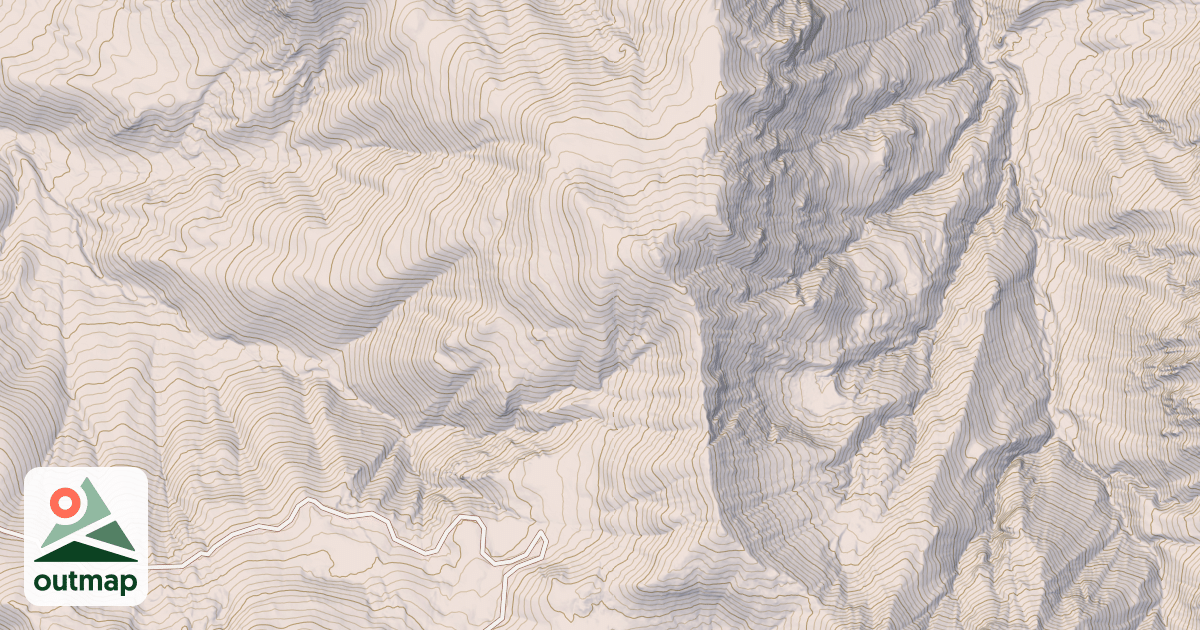 Map of DUKES CREEK RIM