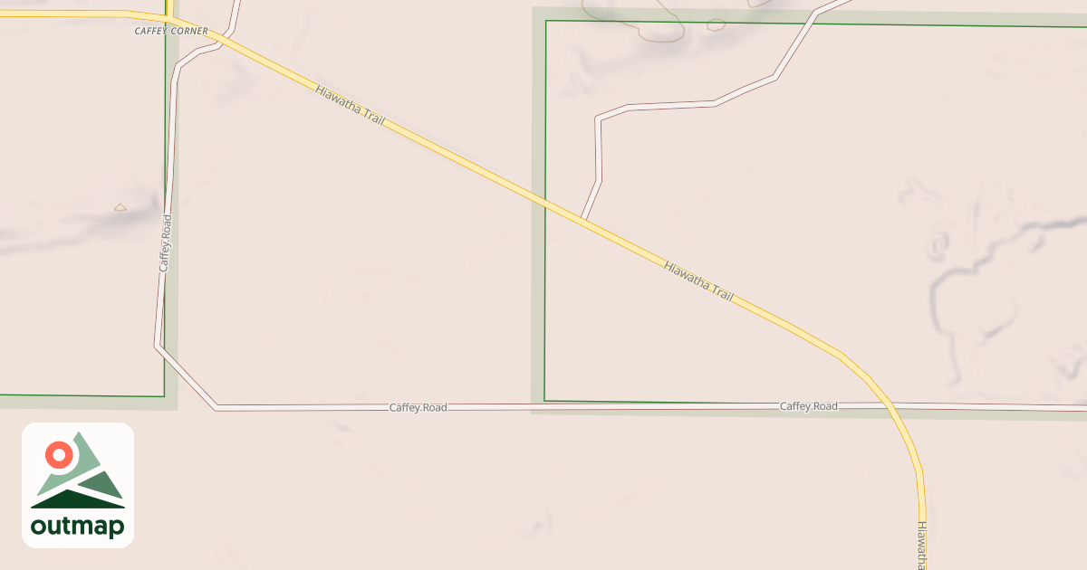 Map of Brevort-trout Lake Motorcycle Trail