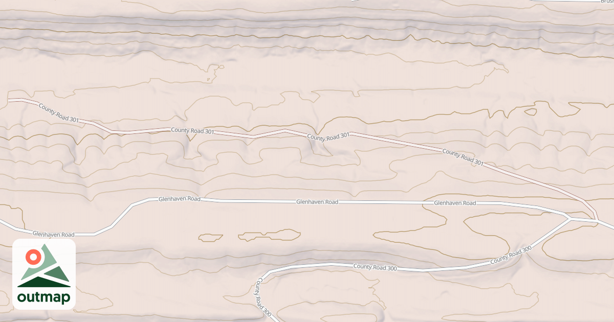 Map of ANOTHER BRUSHY