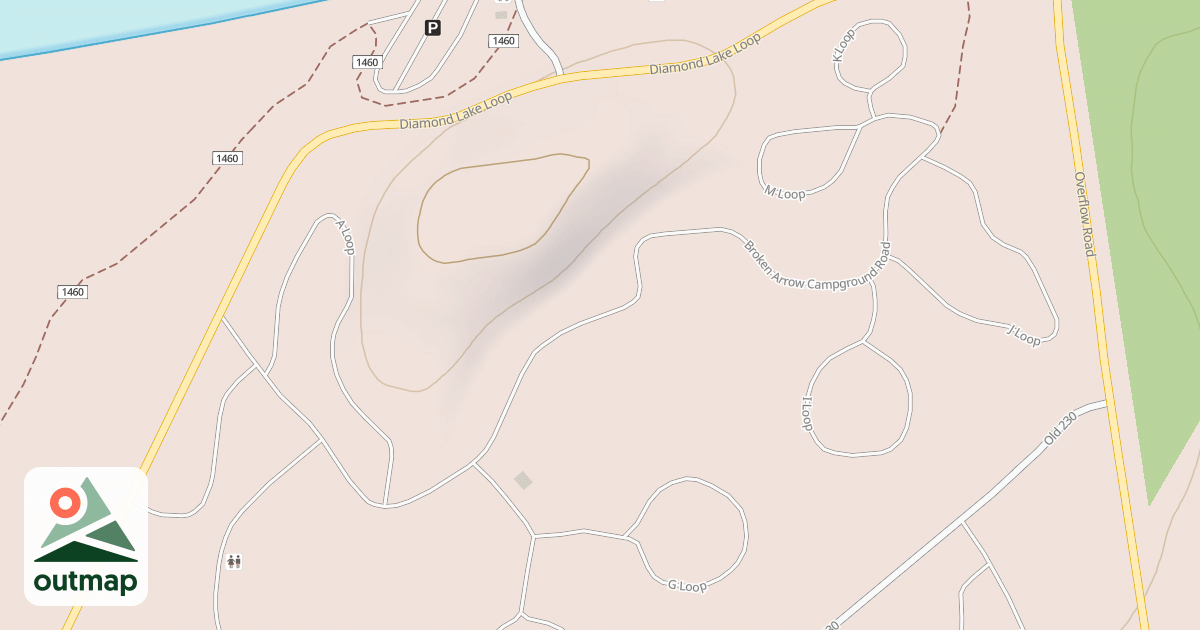 Map of BROKEN ARROW CG