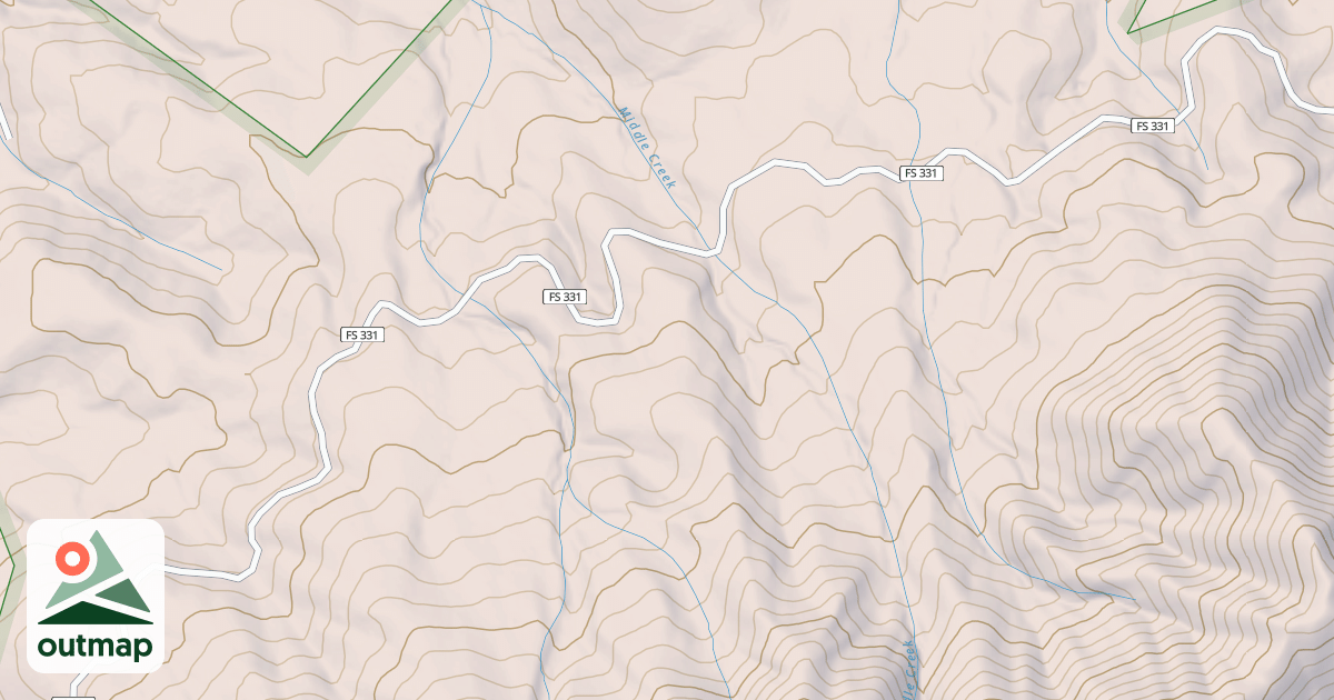 Map of JENNINGS CREEK