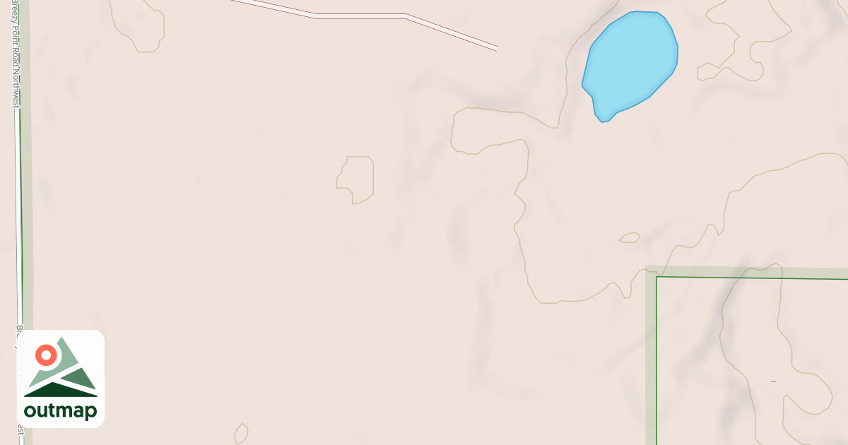Map of BREEZY POINT ROAD SPUR A