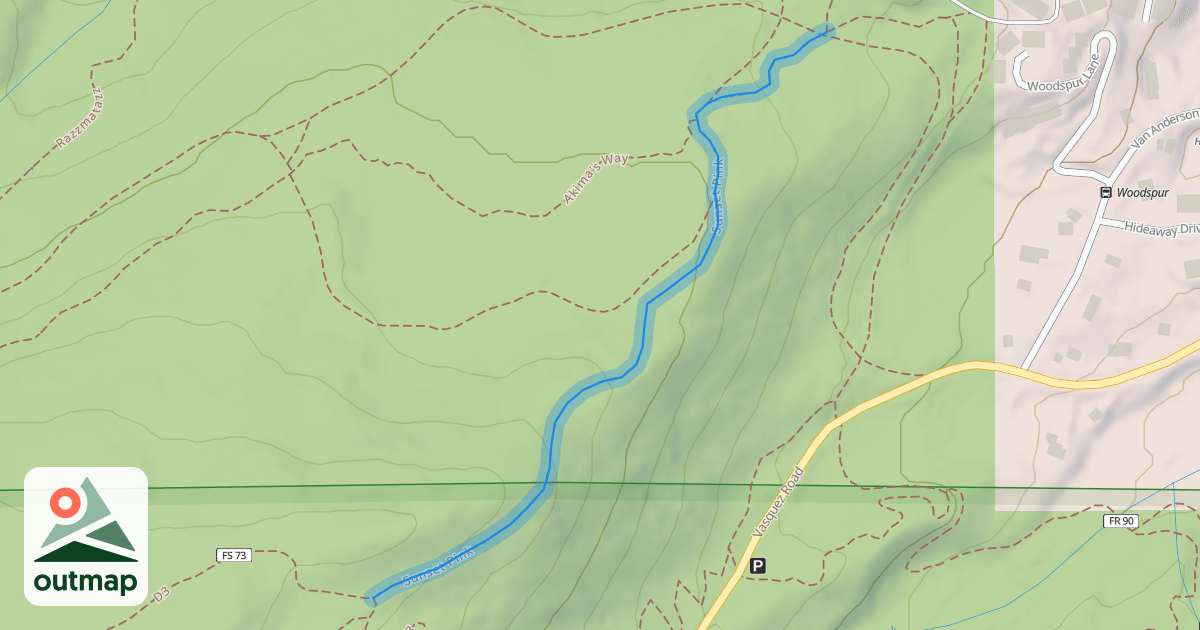 Map of Sunset Pink