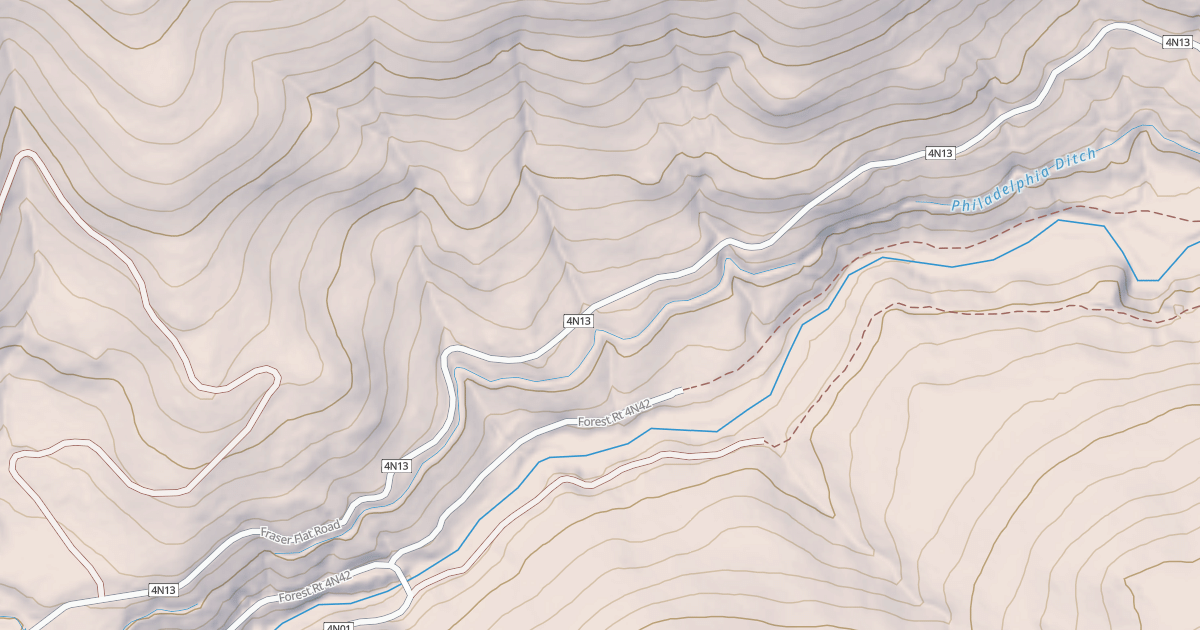 Map preview of FRASER FLAT RD