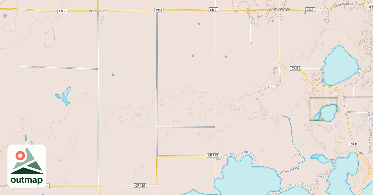 Map of Crow Wing Southern Loop
