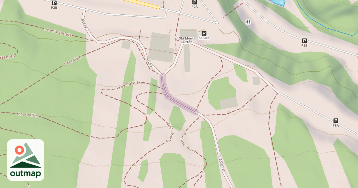 Map of Accès