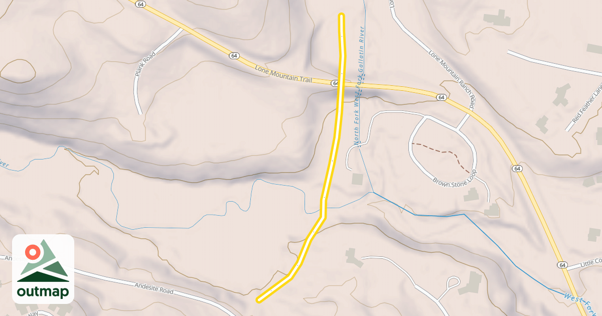 Map of Ranch Loop